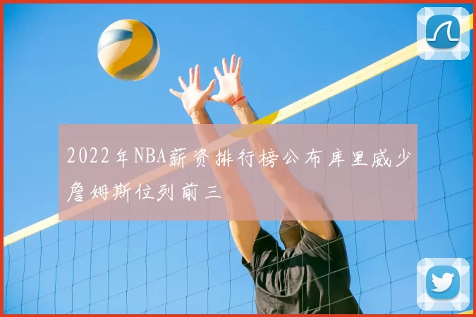2022年NBA薪资排行榜公布库里威少詹姆斯位列前三